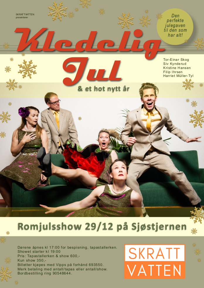 Showplakat "Kledelig jul & hot nyttår"